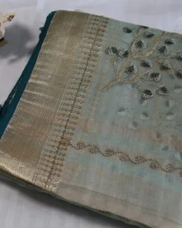 Khada Kapda Silk Border Saree