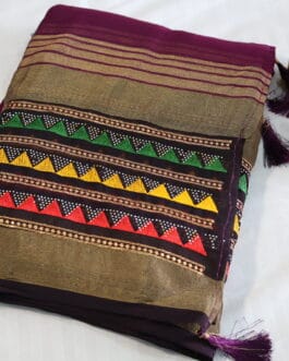 Georgette Soft Zari Work Saree