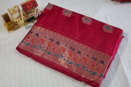 Banarasi Saree red color