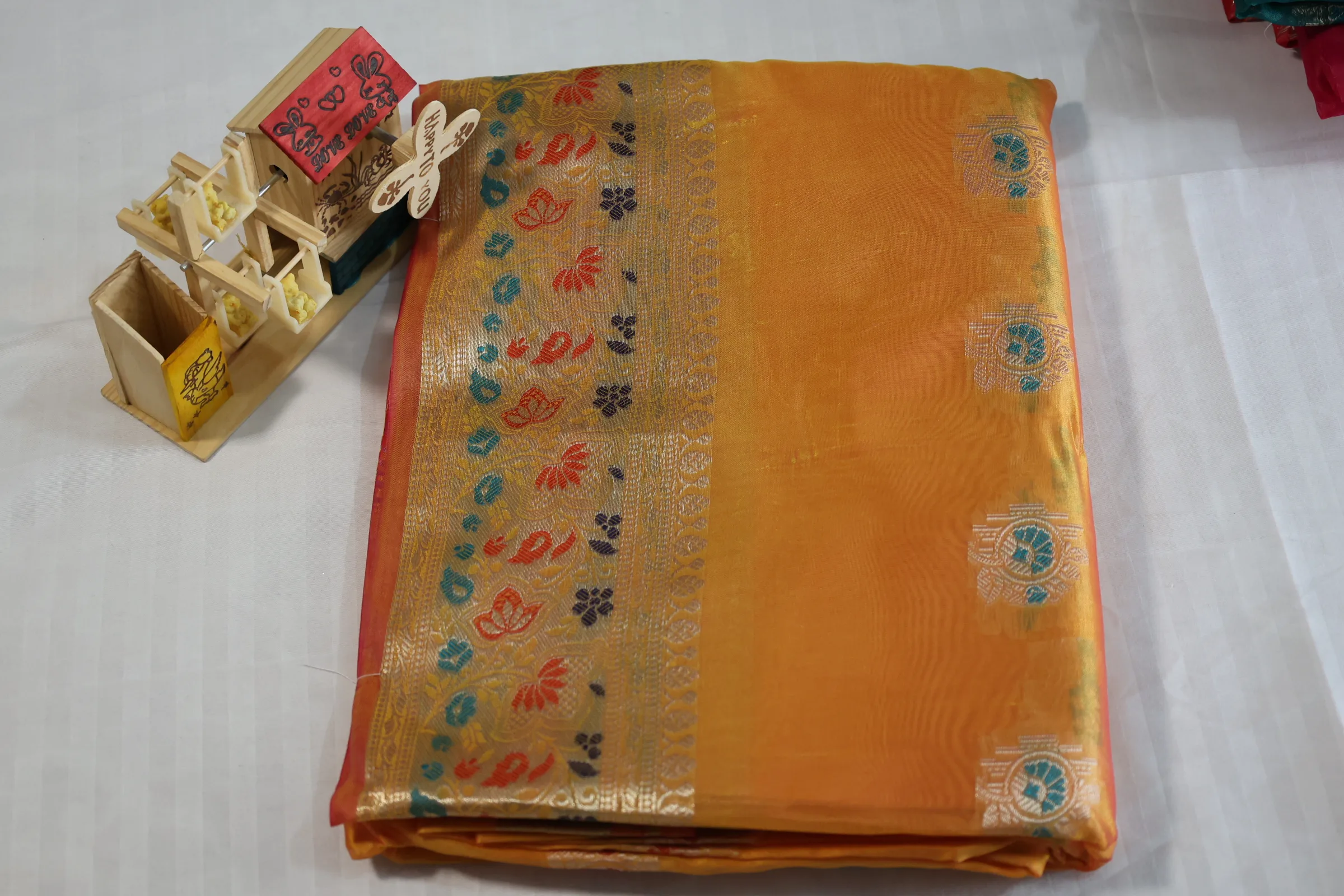 Banarasi Saree yellow color